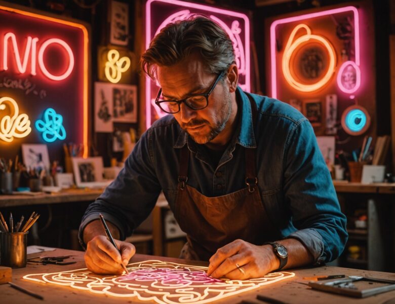Guide complet pour concevoir un néon personnalisé étape par étape
