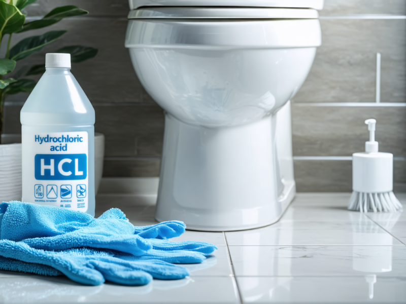 Acide chlorhydrique pour WC : guide pratique pour un nettoyage efficace de vos toilettes
