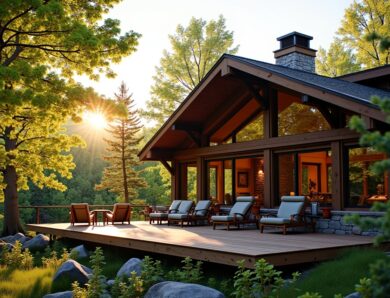 Long Trail House à Stratton : une escapade entre confort moderne et nature authentique