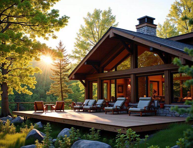 Long Trail House à Stratton : une escapade entre confort moderne et nature authentique